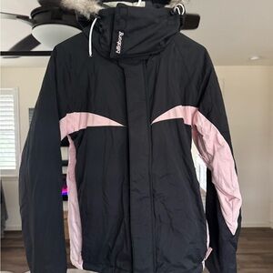 Billabong Women's Small Black and Pink Snowboard Jacket